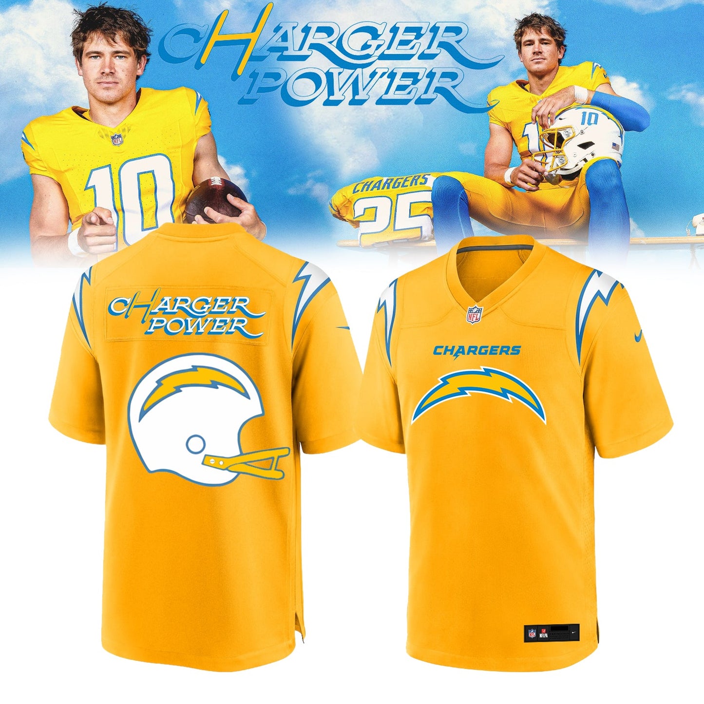 Los Angeles Chargers Power Jersey