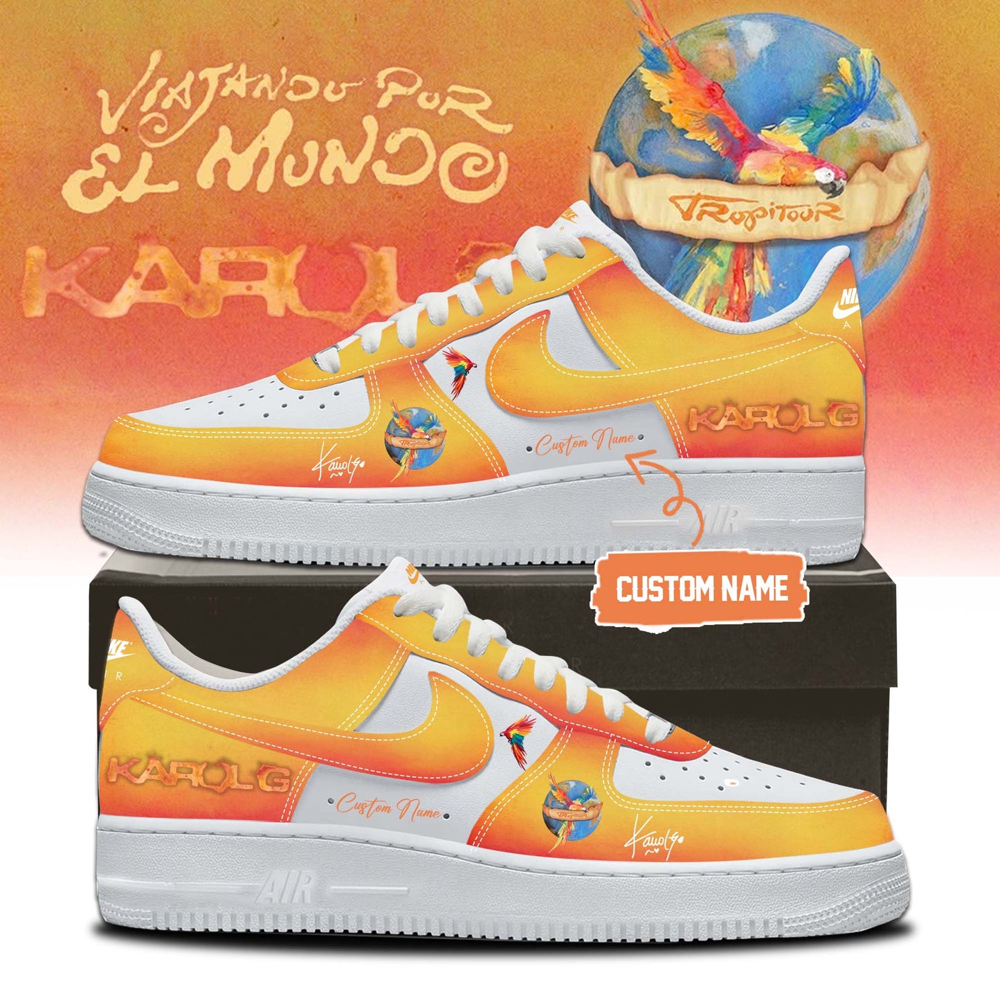 Karol G VIAJANDO POR EL MUNDO TROPITOUR Shoes 1