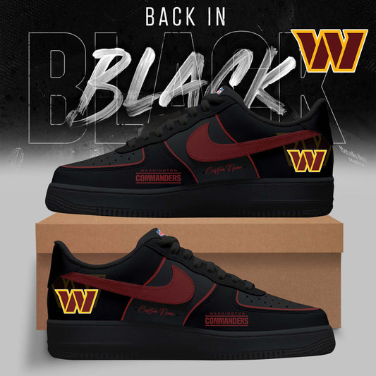 Washington Commanders – 2025 Back In Black Limited Edition AF1