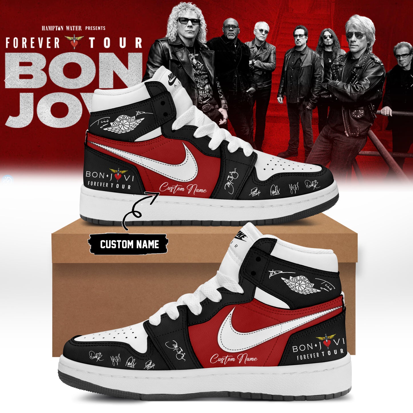 BON JOVI “Forever Tour” Signature Collection Limited Edition – Shoes 1