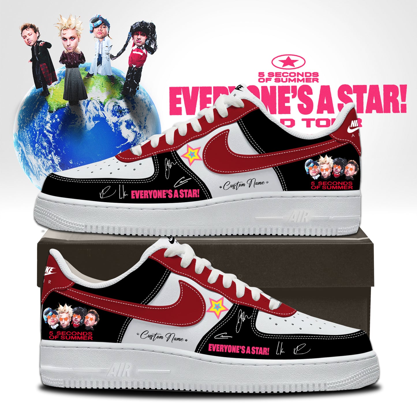 5SOS EVERYONE’S A STAR! World Tour Shoes 3