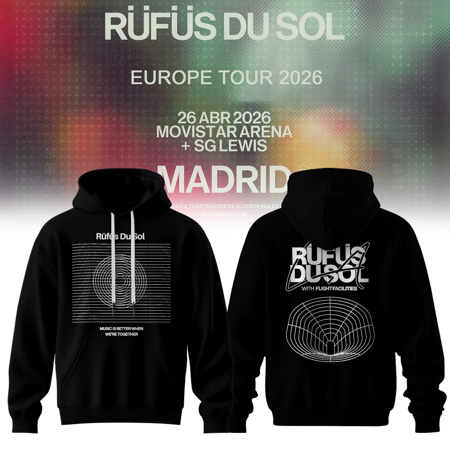 RÜFÜS DU SOL 2026 Tour Merchandise
