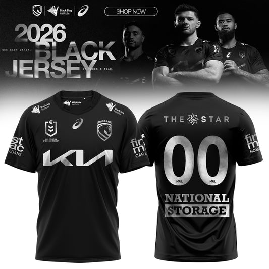 __,Brisbane Broncos 2026 Black Jersey (Custom Number)