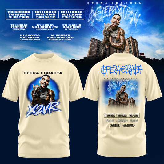 Sfera Ebbasta $€LEBRAT10N – Estate 2026 Tour T-Shirt 12
