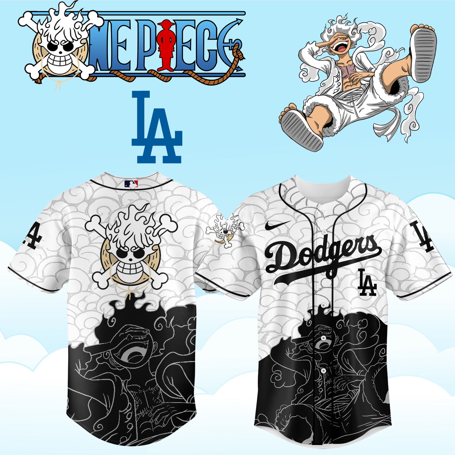 ,ONE PIECE Night with the Los Angeles Dogger Jersey