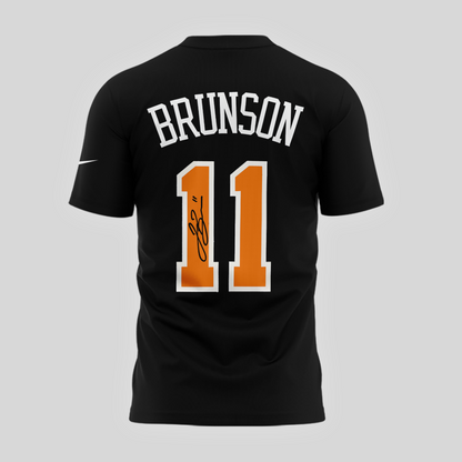 Exclusive New York Knicks 2026 Jalen Brunson Black T-Shirt