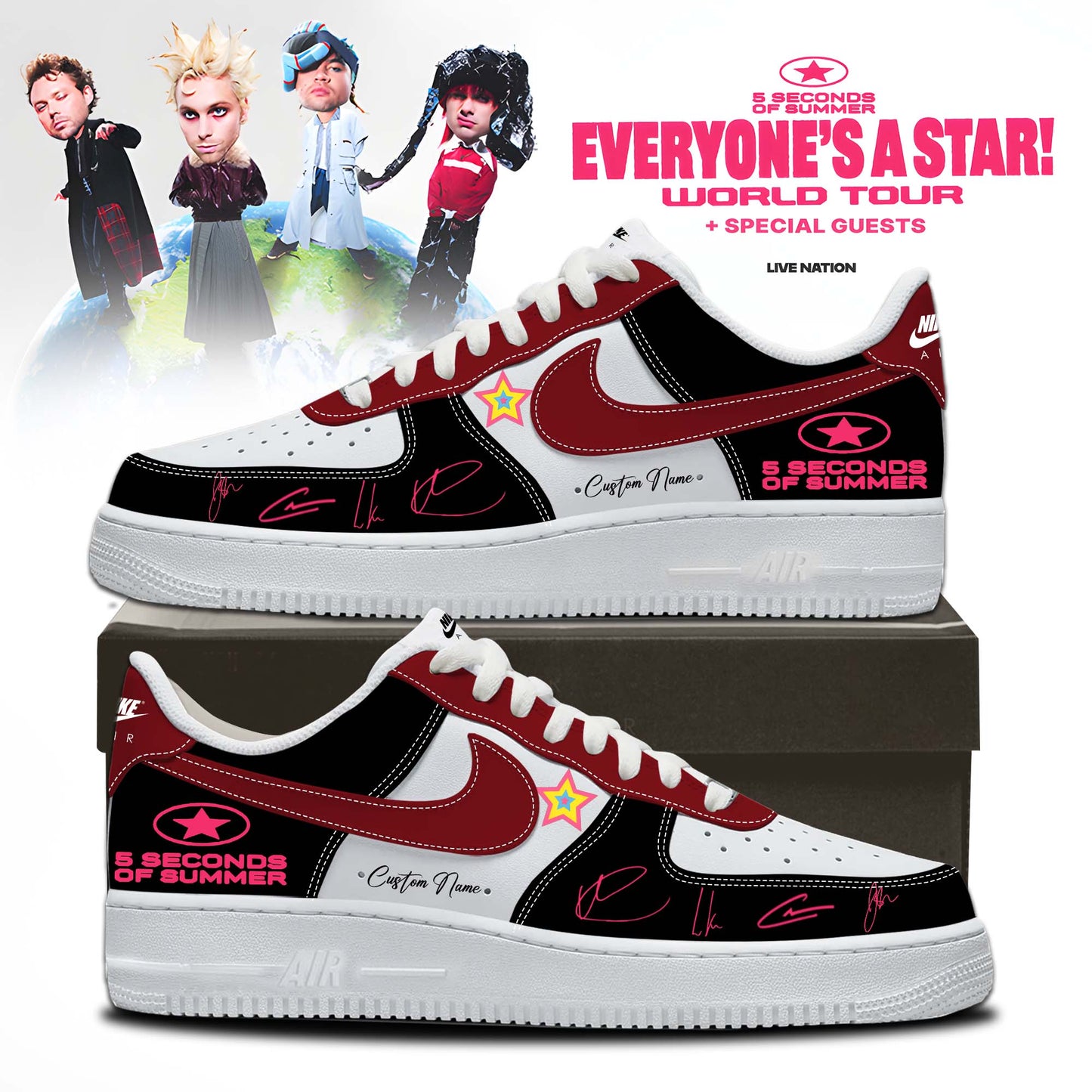 5SOS EVERYONE’S A STAR! World Tour Shoes 2
