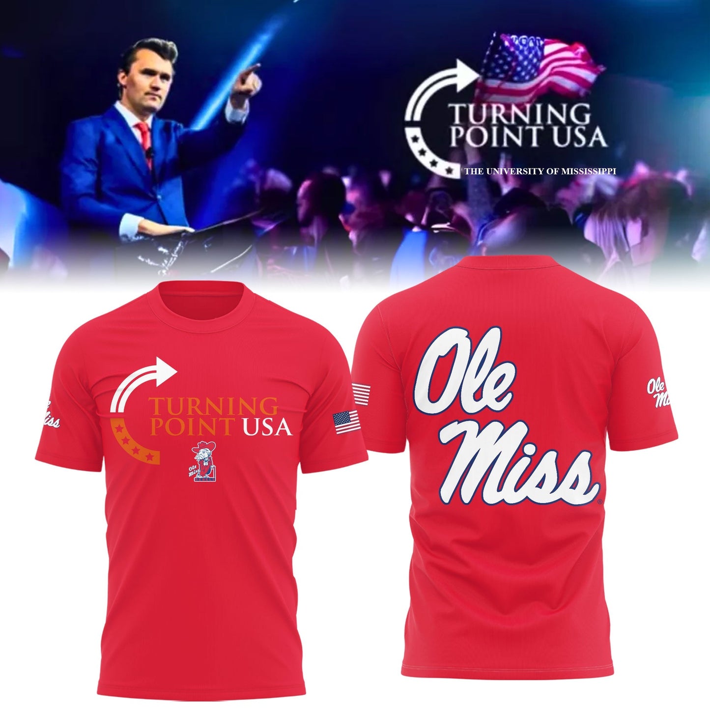Limited Edition University of Mississippi x Turning Point USA
