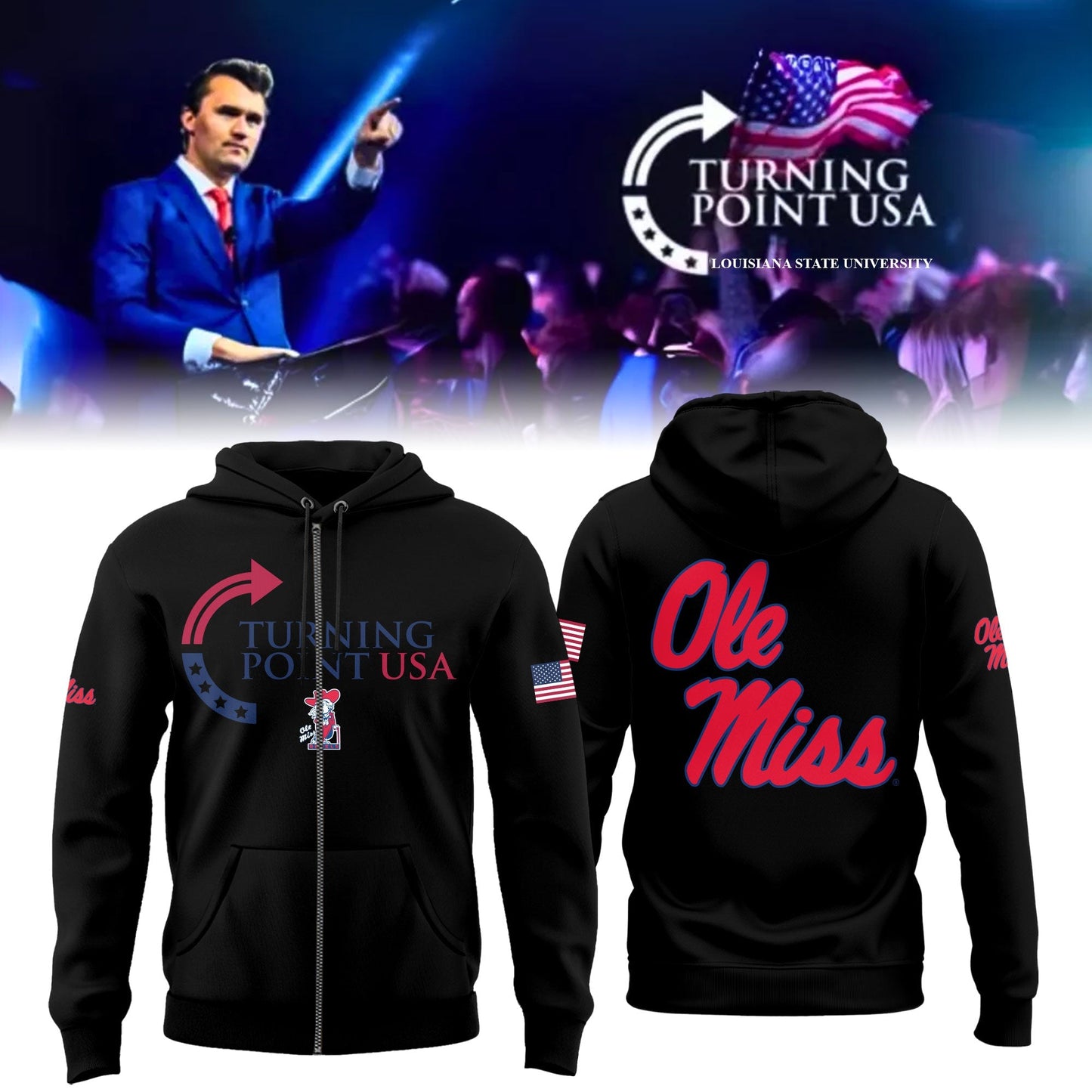 Limited Edition University of Mississippi x Turning Point USA