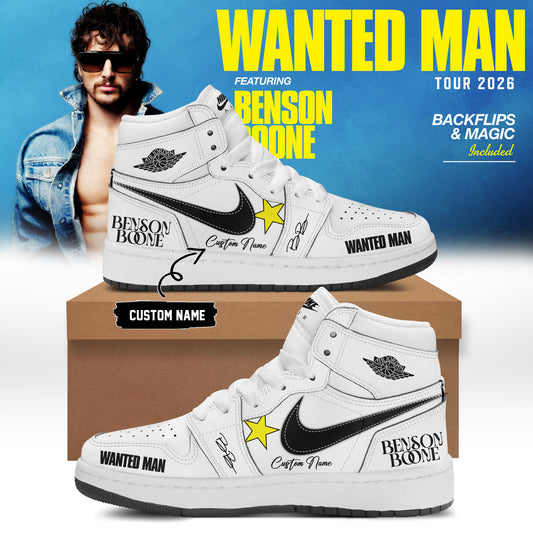Benson Boone Wanted Man signed Shoes 25