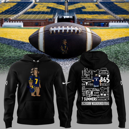 Limited Edition Michigan Wolverines Football x Morgan Wallen Hoodie