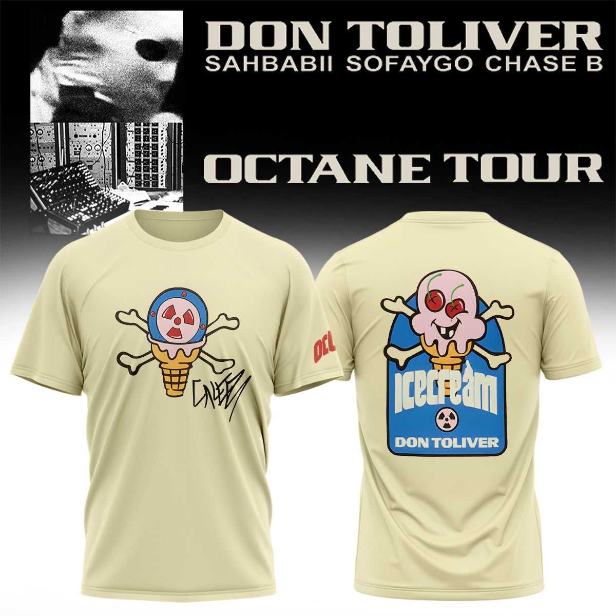 Don Toliver Octane Tour signed Tshirt
