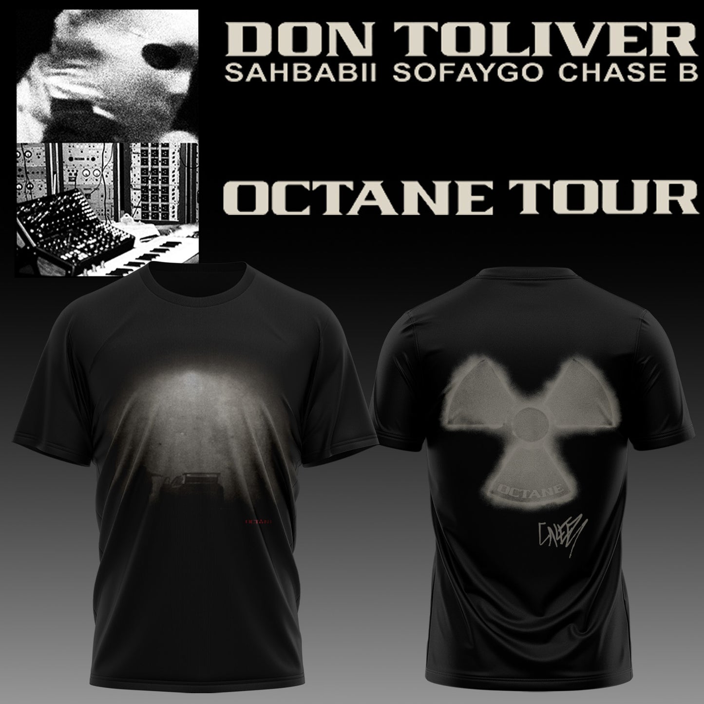 Don Toliver Octane Tour signed Tshirt