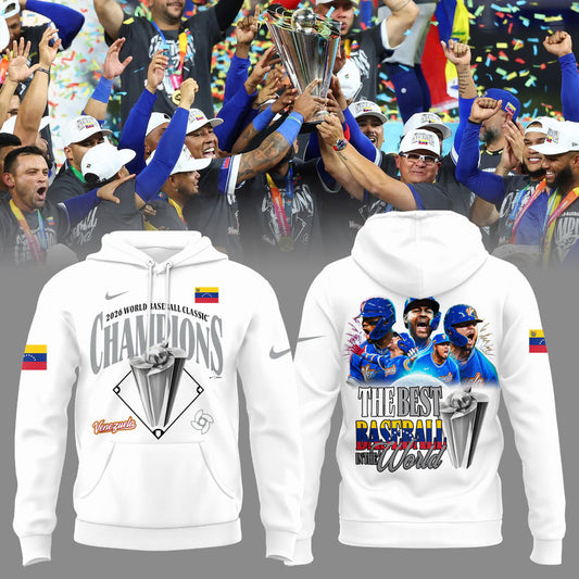 🏆️🏆️🏆 Venezuela Baseball World Baseball Classic Champions 2026 Hoodie