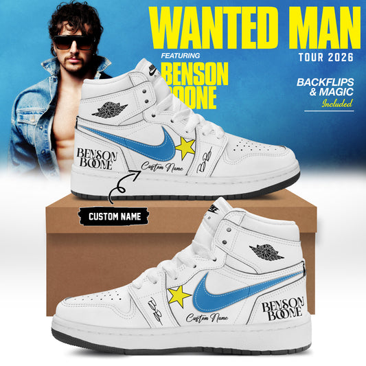 Benson Boone Wanted Man signed Shoes 14