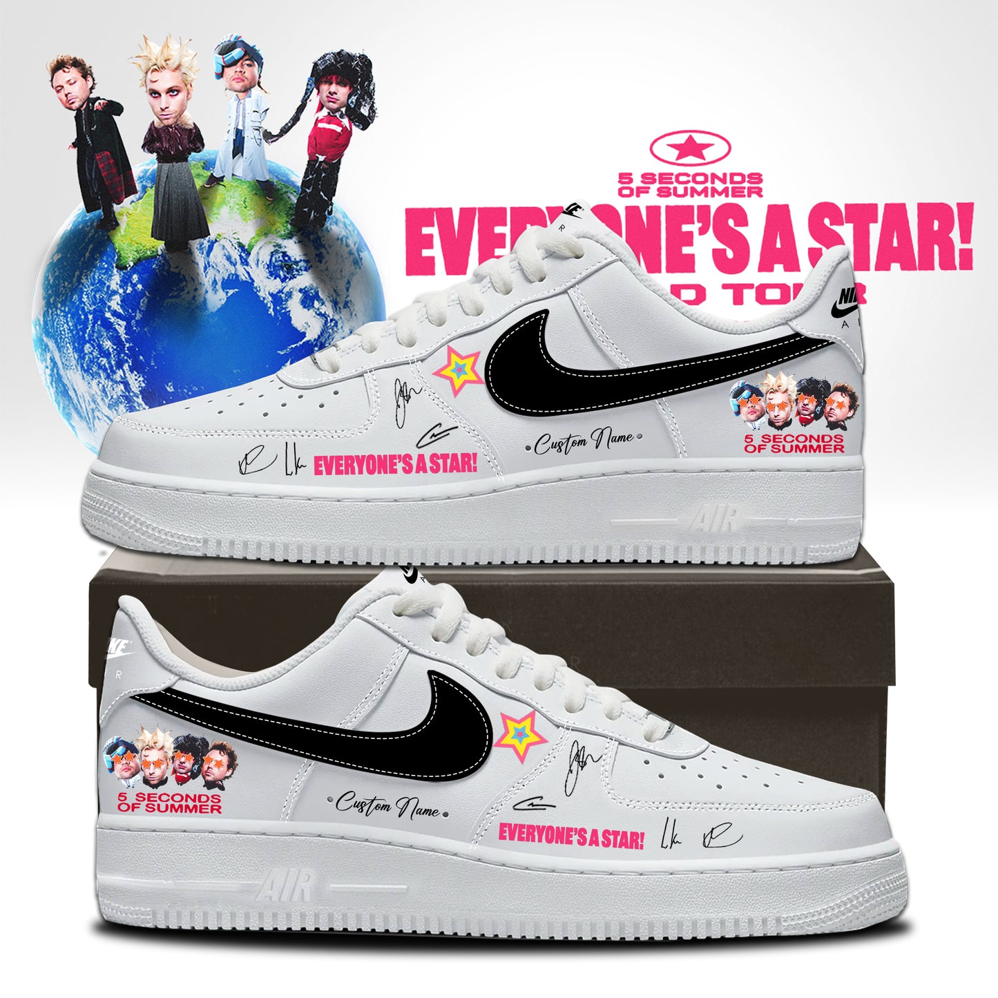 5SOS EVERYONE’S A STAR! World Tour Shoes 3