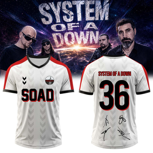 _System of a Down “Europe / UK Stadium Tour 2026” Signature Limited Edition – Jersey
