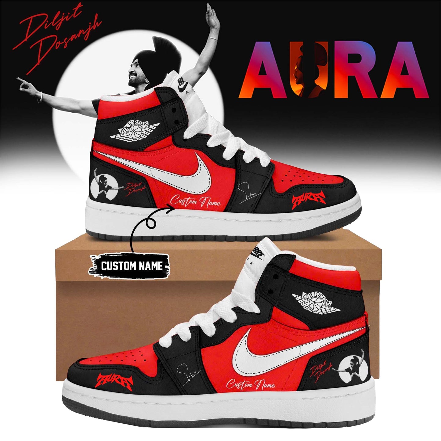 Diljit Dosanjh ”AURA World Tour” Shoes 16
