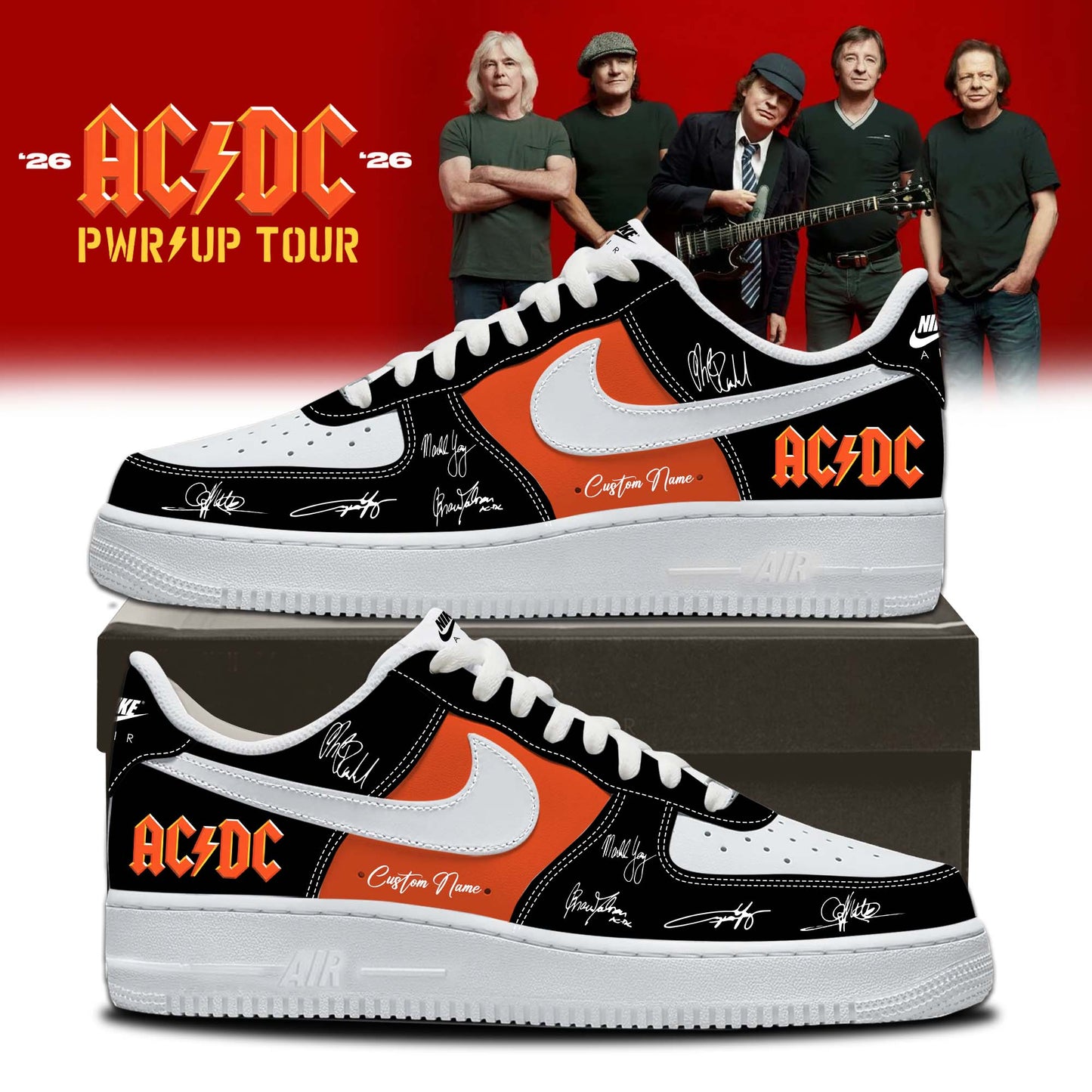 AC/DC ” Power Up Tour ” 2026 – Shoes