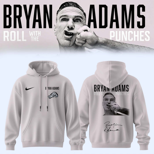 _,,Bryan Adams “Roll With The Punches” Tour 2026 Limited Edition Signature – Hoodie