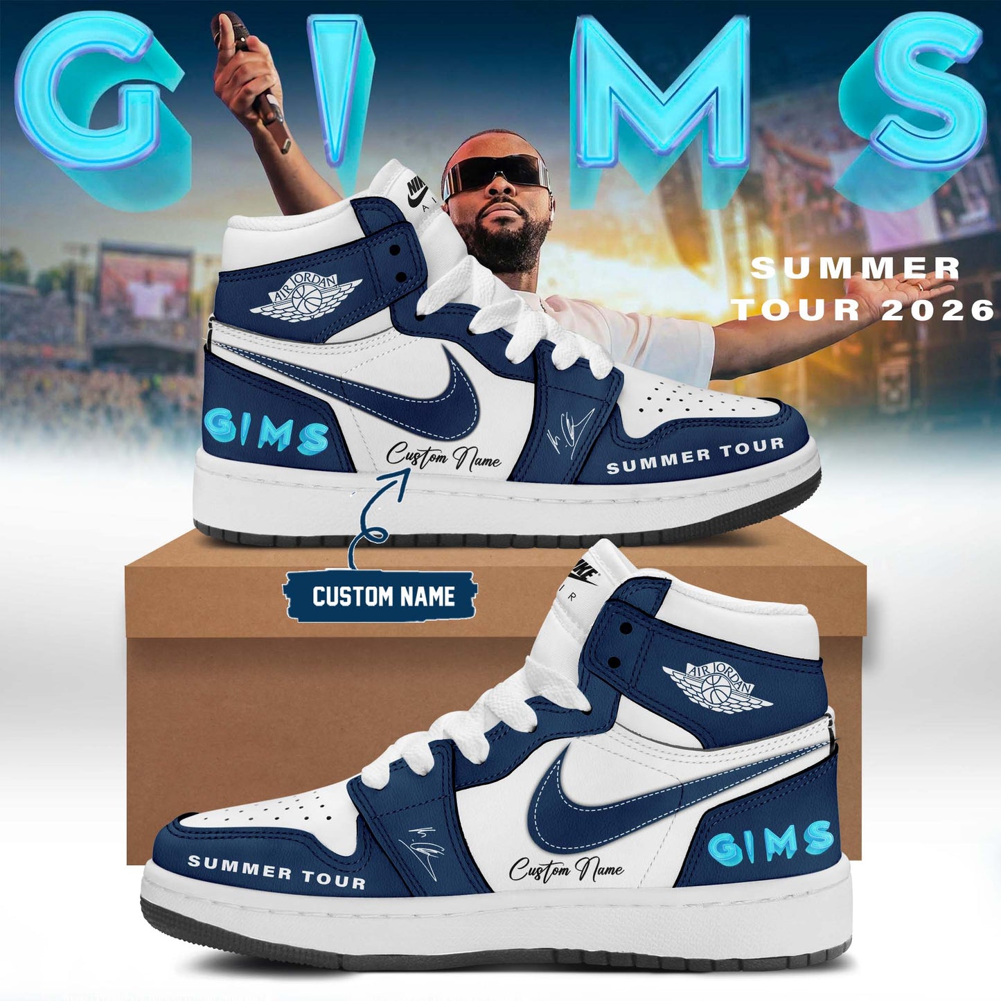 GIMS Summer Tour 2026 Limited Edition Signature – Shoes 1