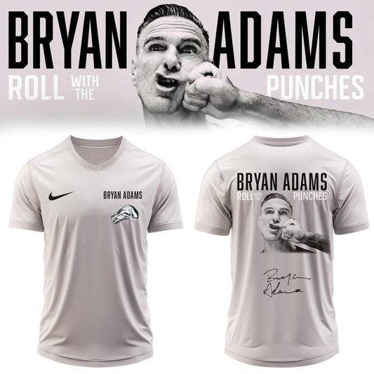,.Bryan Adams “Roll With The Punches” Tour 2026 Limited Edition Signature – Jersey