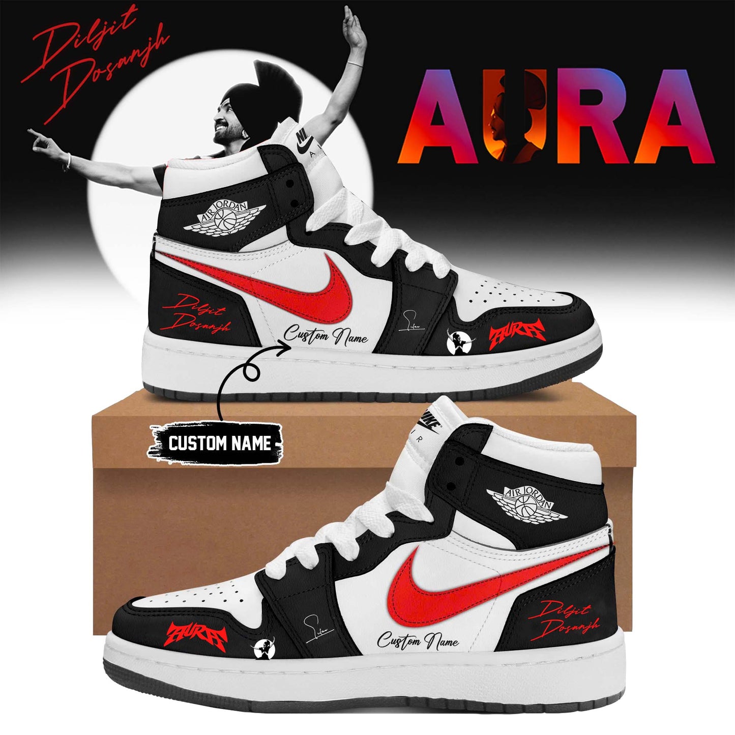 Diljit Dosanjh ”AURA World Tour” Shoes 22