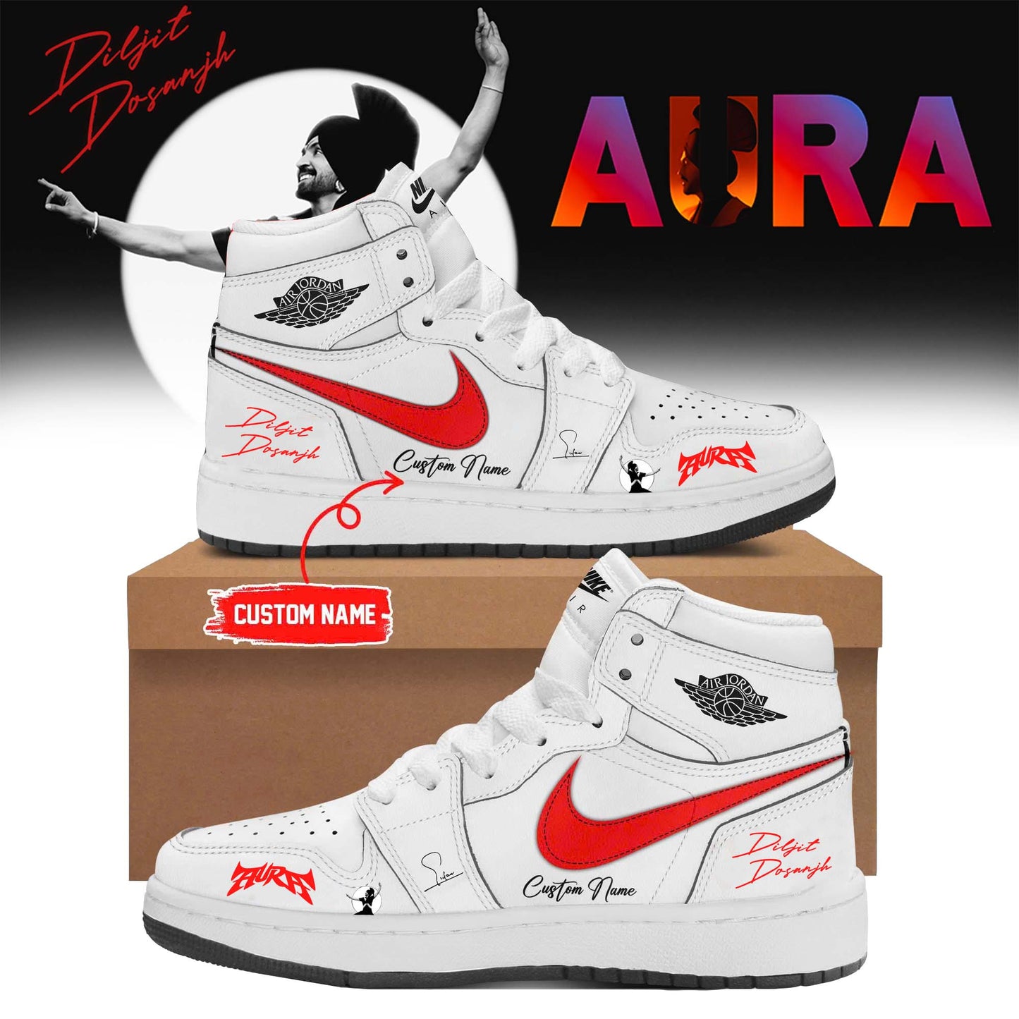 Diljit Dosanjh ”AURA World Tour” Shoes 27