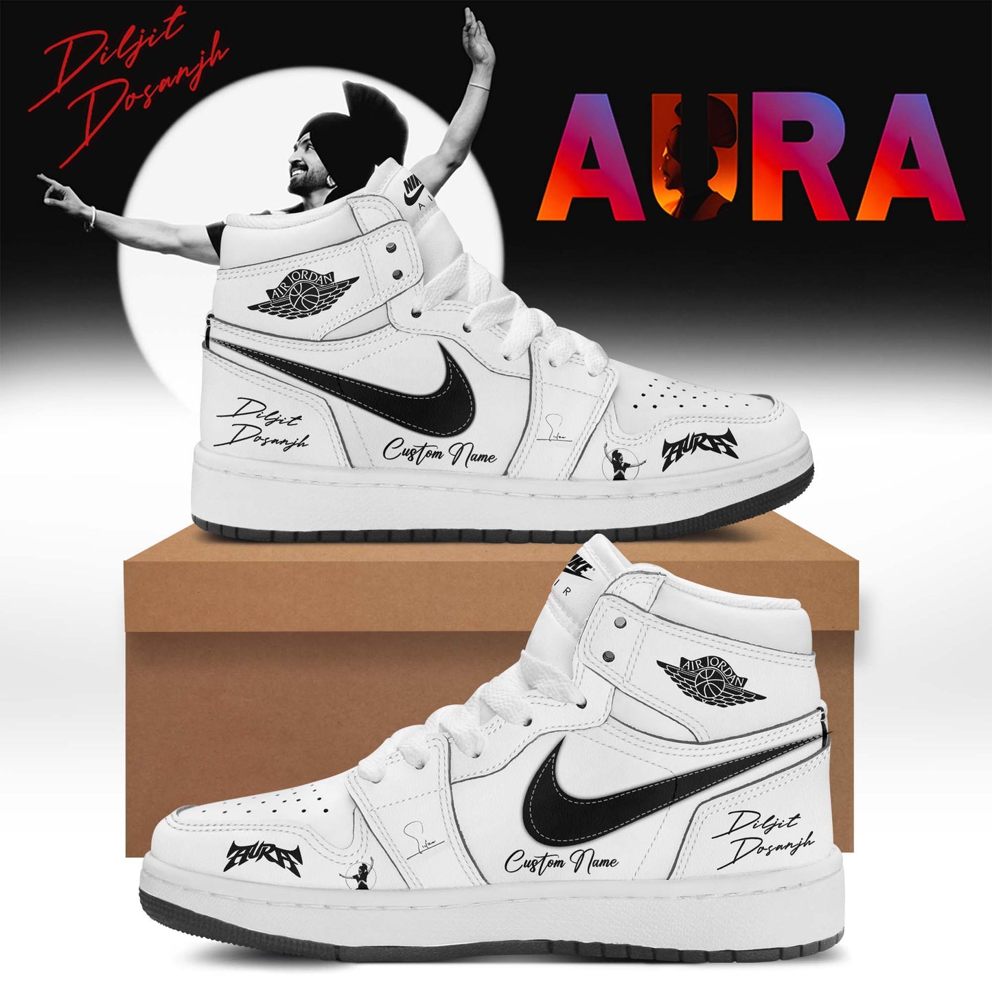 Diljit Dosanjh ”AURA World Tour” Shoes 22