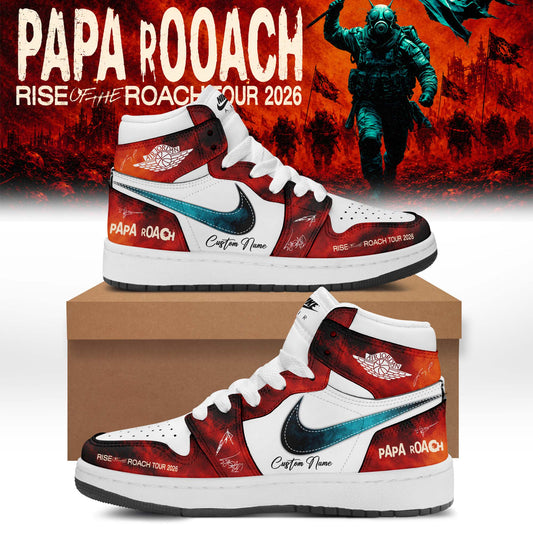 Papa Roach “Rise of the Roach World Tour 2026” Signature Limited Edition – Shoes 13