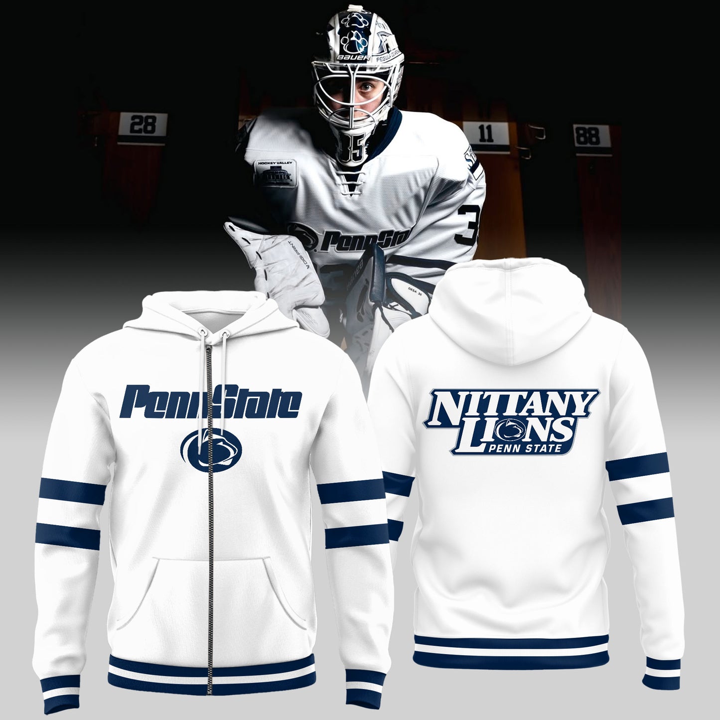 Penn State Hockey Beaver Limited Edition ZIP Hoodie