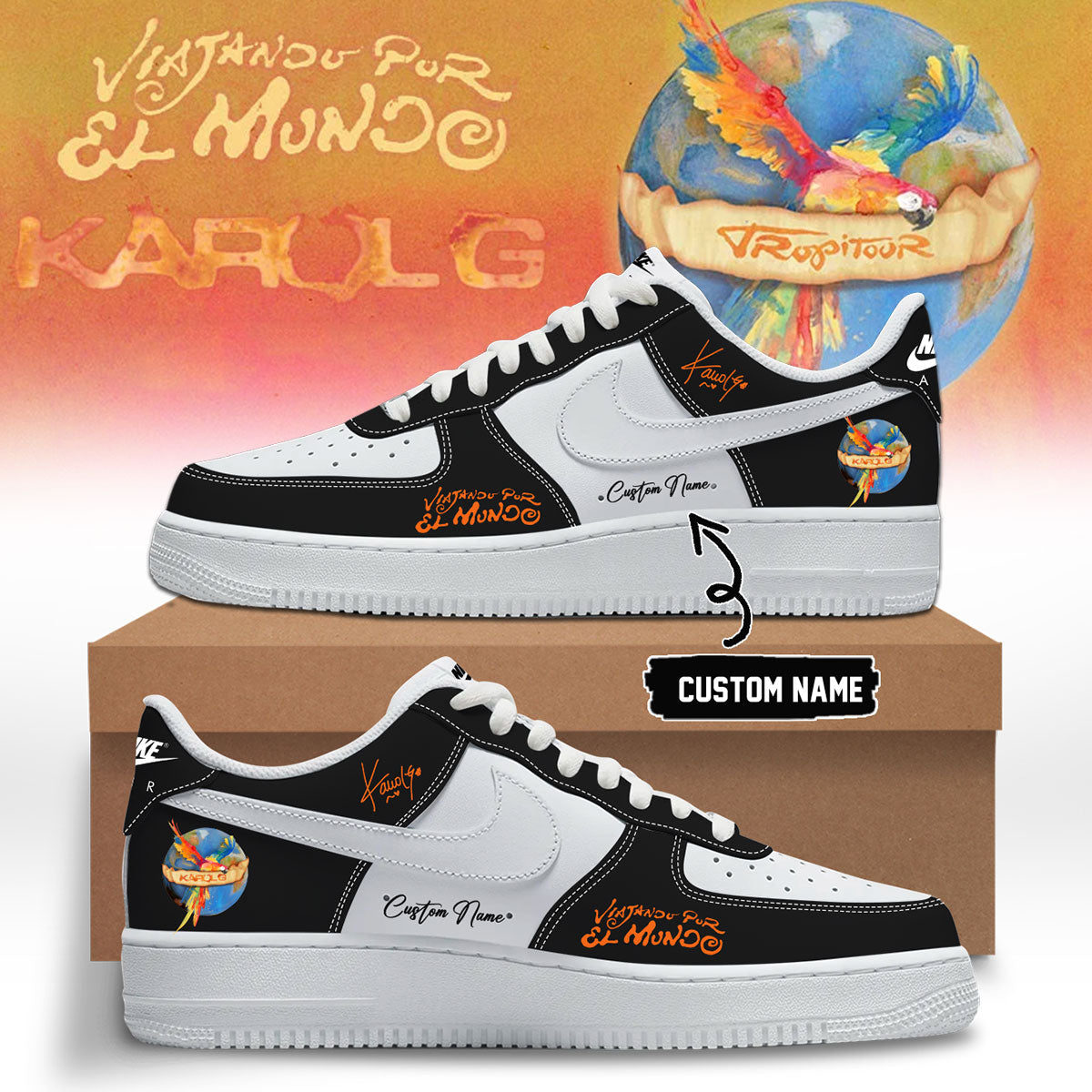 Karol G VIAJANDO POR EL MUNDO TROPITOUR Shoes 2