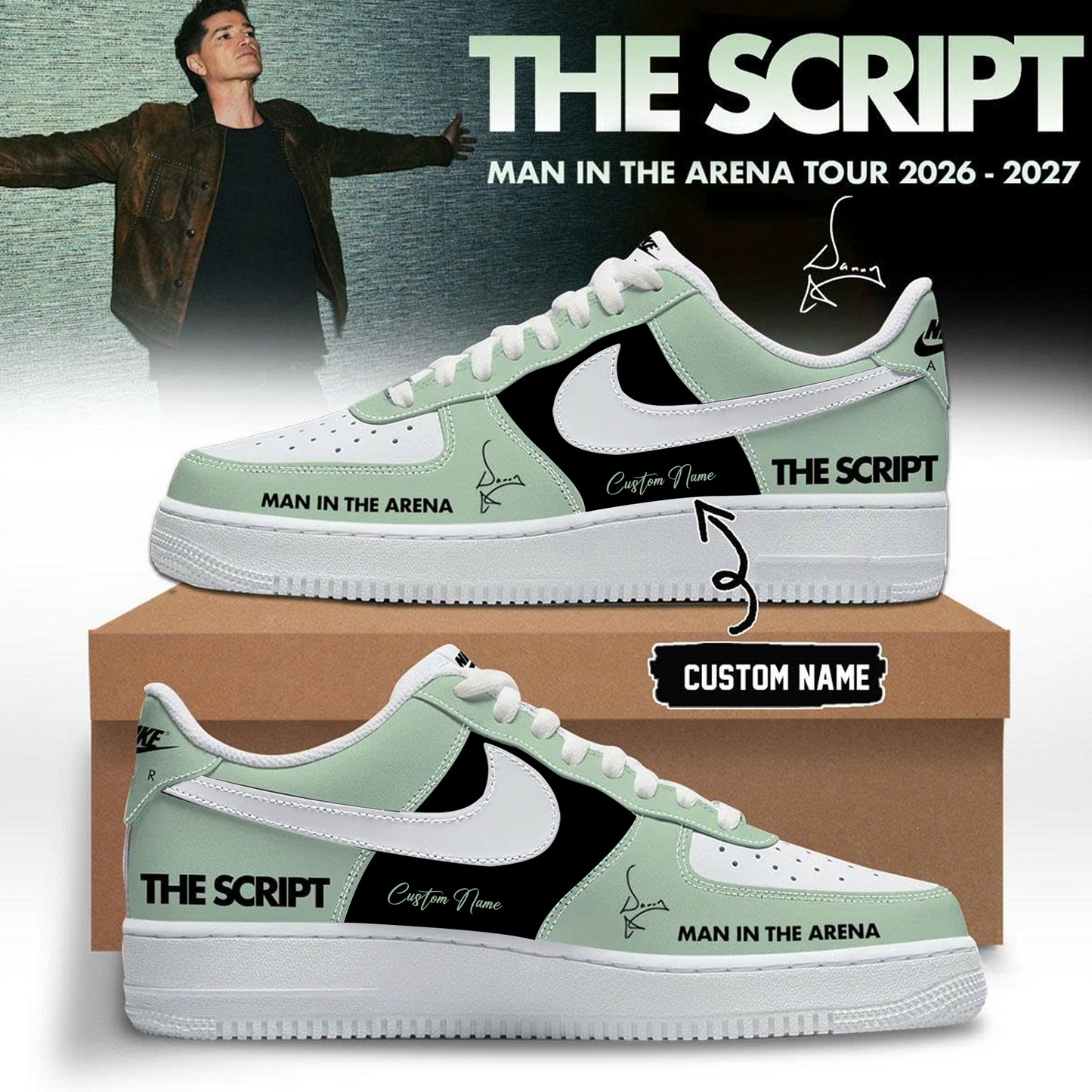 The Script ”Man In The Arena” Tour 2026/27 Limited Edition Signature – Shoes 5