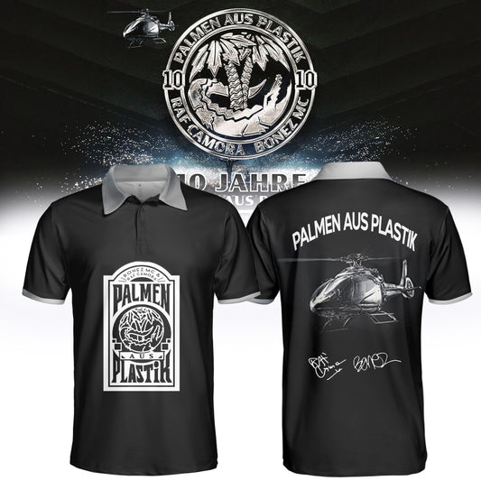 RAF Camora & Bonez MC “10 Jahre Palmen aus Plastik Tour” . Limited Edition Signature Polo