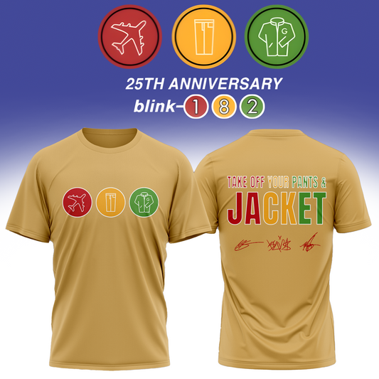 Blink-182 Anniversary Collection -Limited Edition Signature T shirt