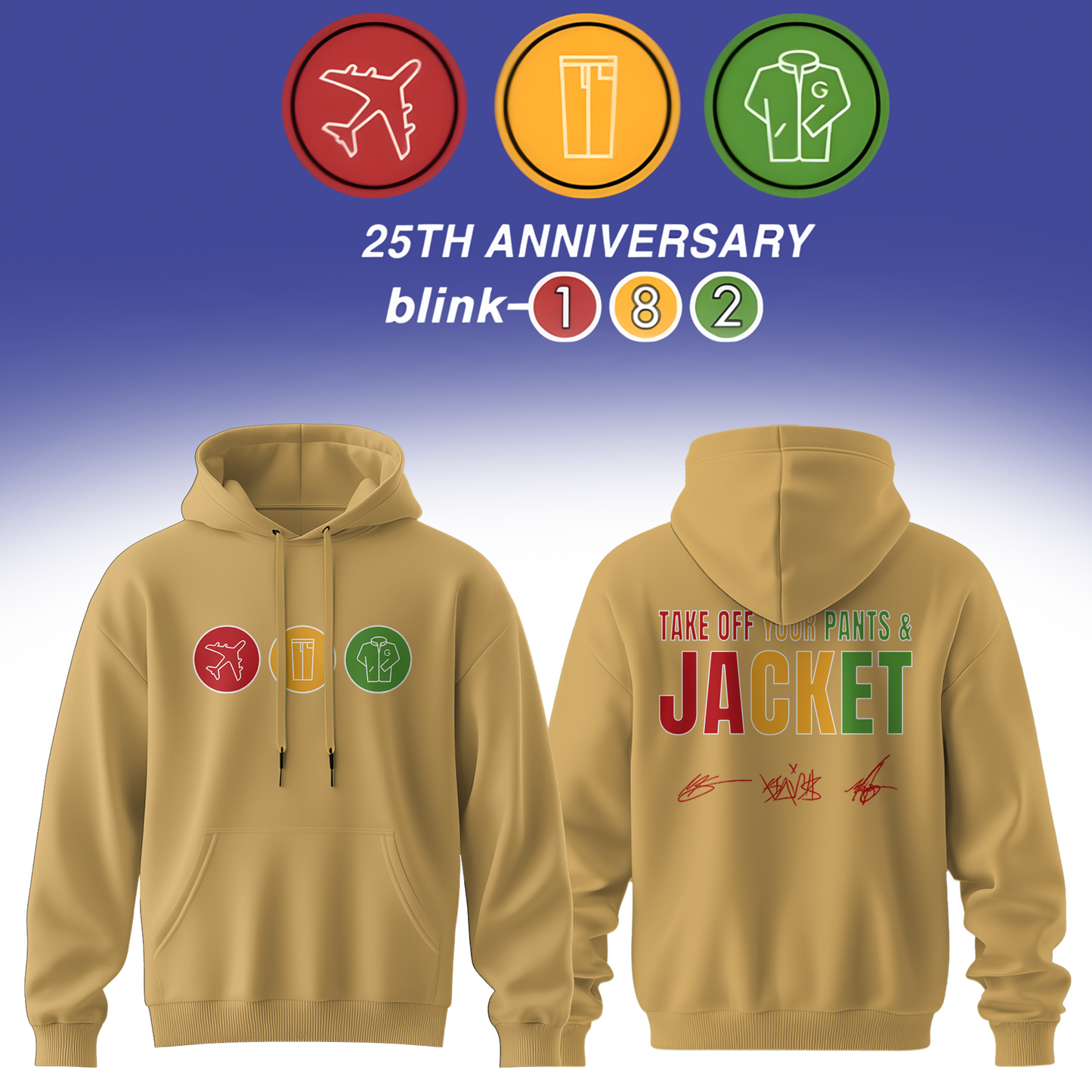 Blink-182 Anniversary Collection -Limited Edition Signature Hoodie