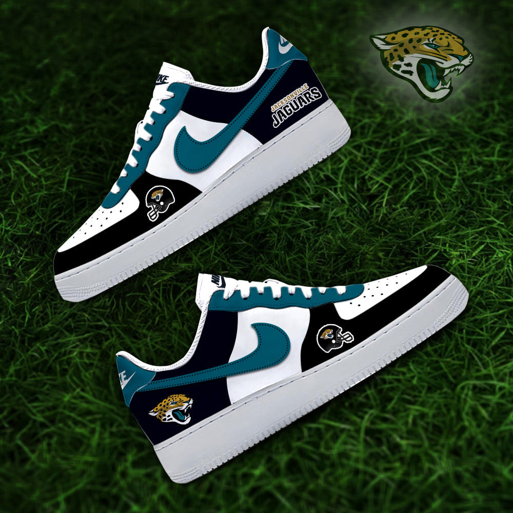 Jacksonville Jaguars Personalized AF1 Shoes V3