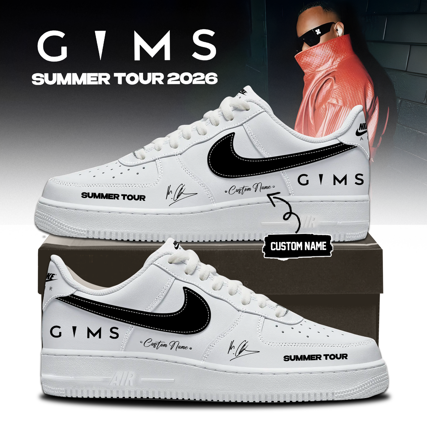 GIMS Summer Tour 2026 Limited Edition Signature – Shoes 8