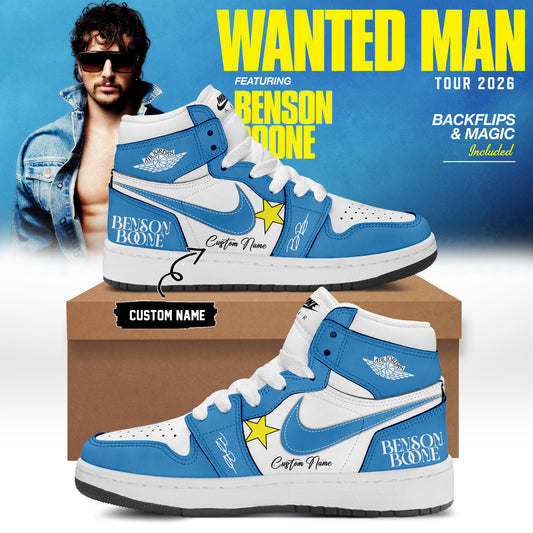 Benson Boone Wanted Man signed Shoes 13