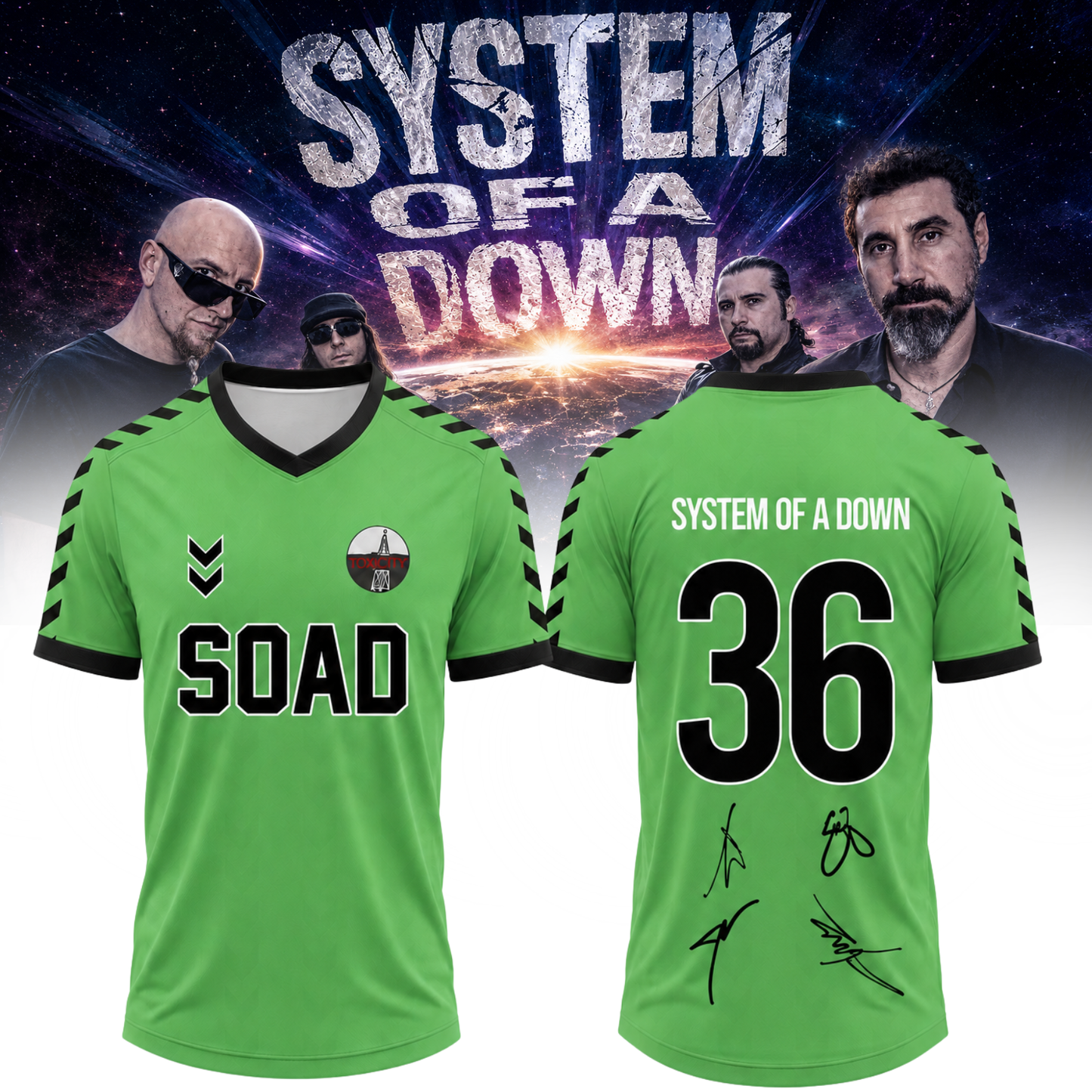 _System of a Down “Europe / UK Stadium Tour 2026” Signature Limited Edition – Jersey