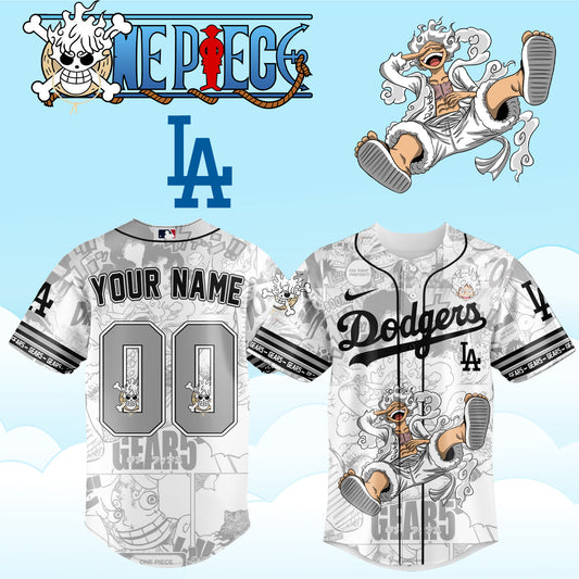 ,ONE PIECE Night with the Los Angeles Dogger Jersey (Custom Name &amp; Number)