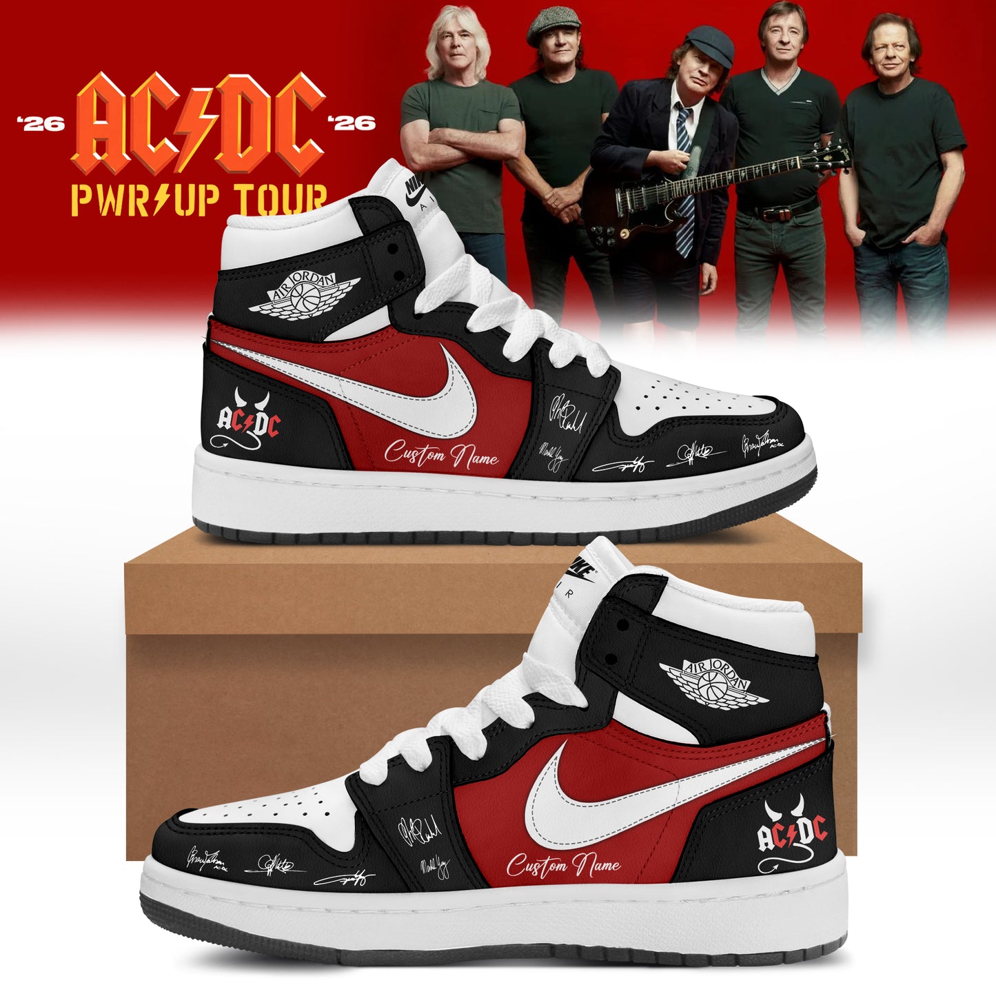AC/DC ” Power Up Tour ” 2026 – Shoes 4