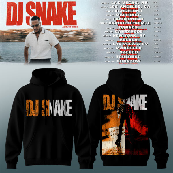 _DJ Snake 2026 Tour 3D Graphic Hoodie V2