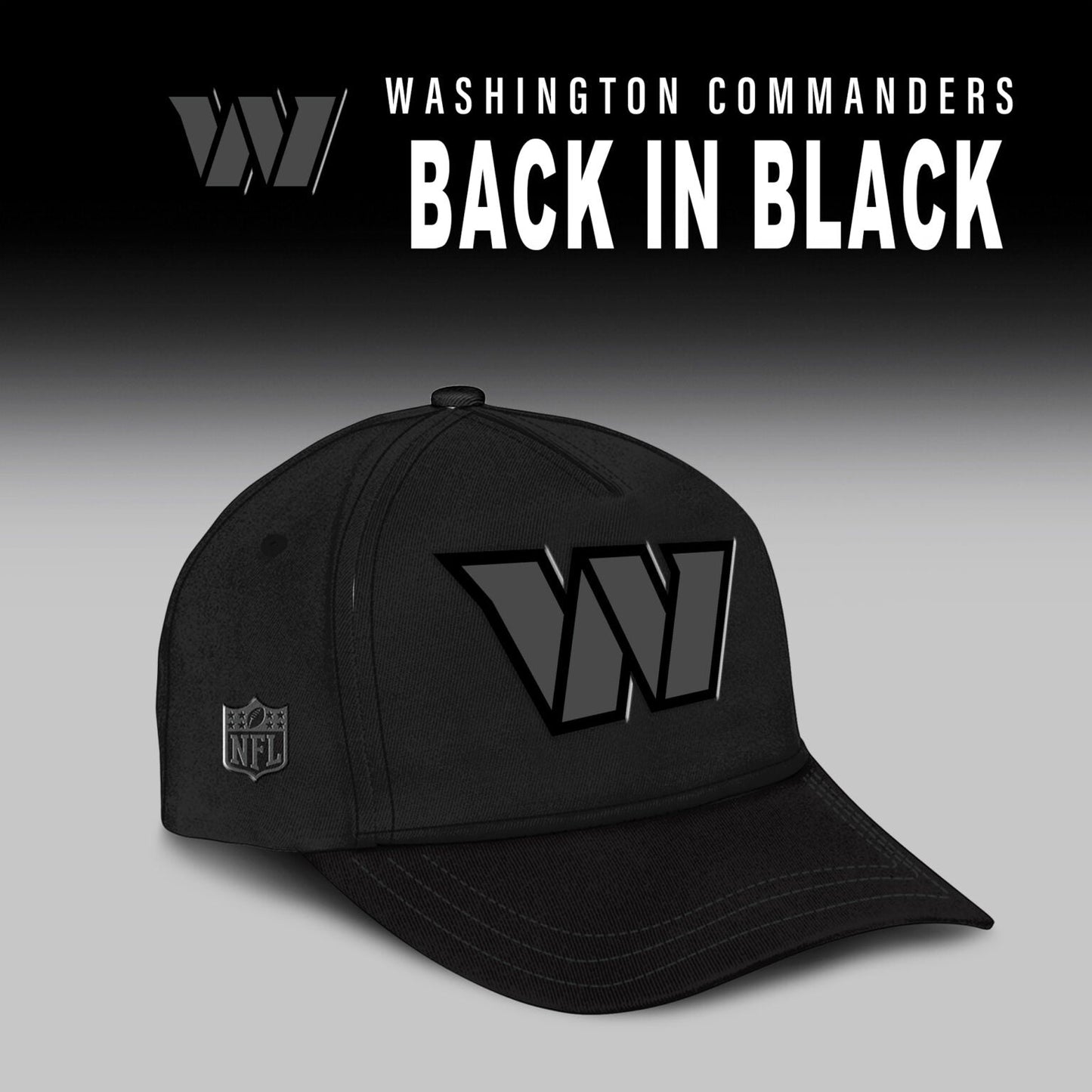 Washington Commanders 2026 Back In Black Limited Edition Hoodie