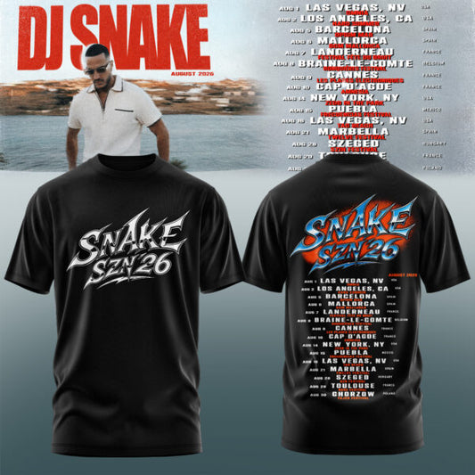 _DJ Snake 2026 Tour Premium Graphic T-Shirt V1