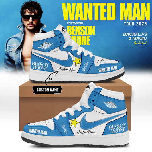 Benson Boone Wanted Man signed Shoes 23