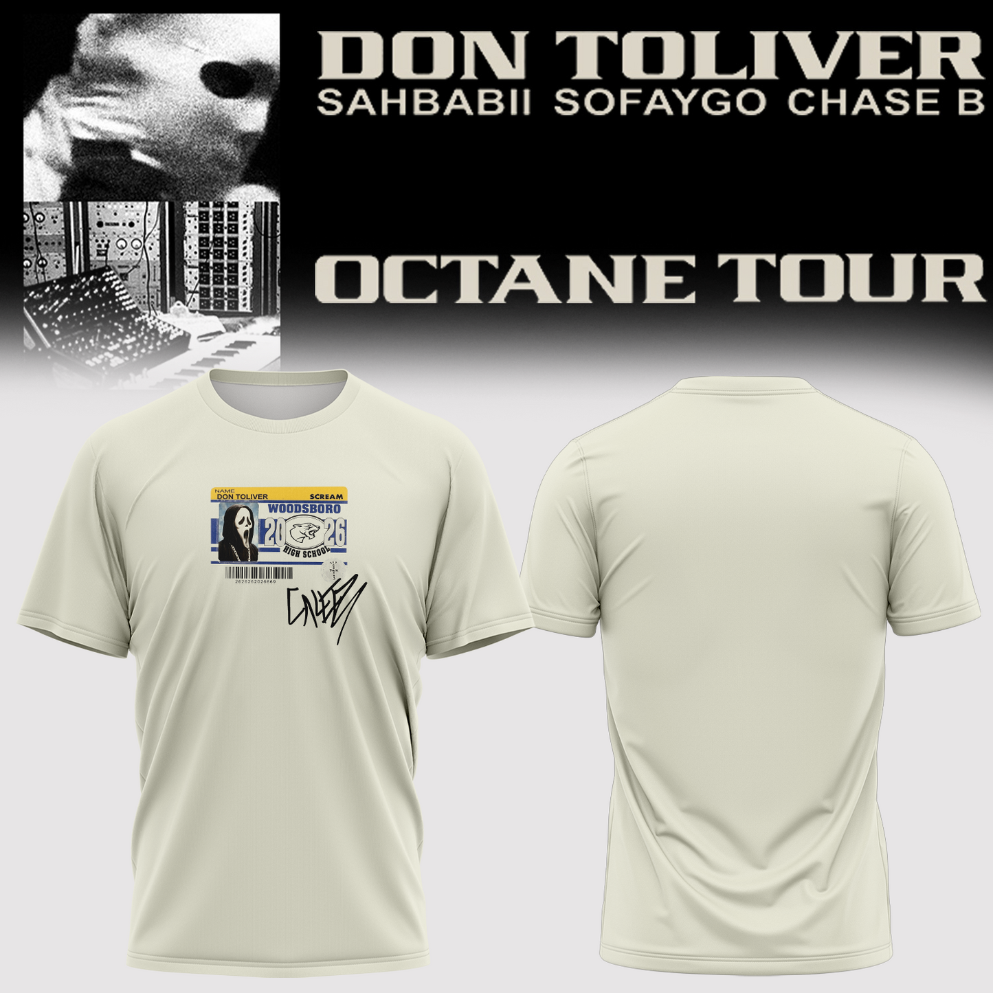 Don Toliver Octane Tour signed Tshirt