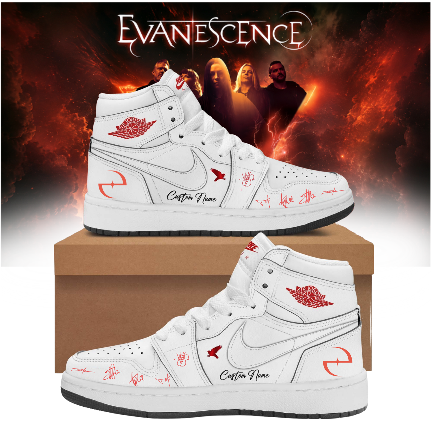Evanescence “Sanctuary 2026 World Tour” Shoes