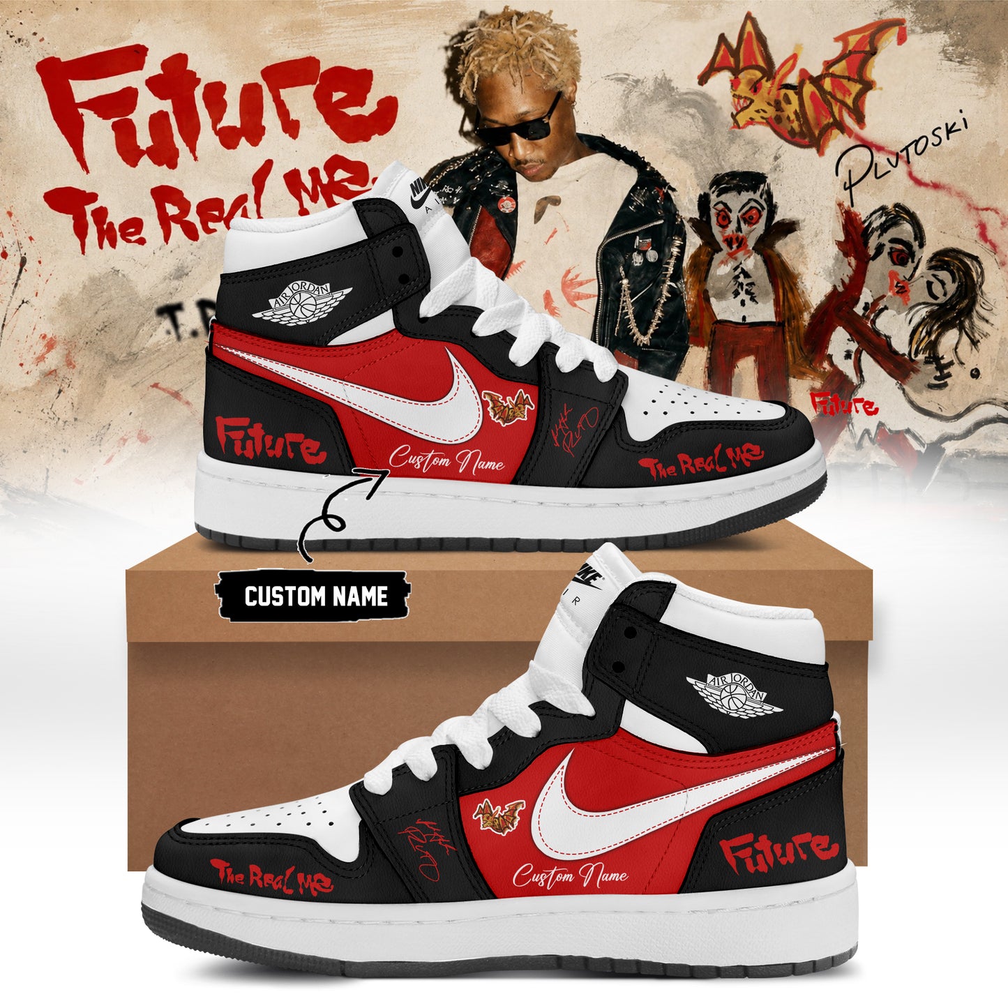 Future ” THE REAL ME ” Signature Limited Edition – Shoes 1