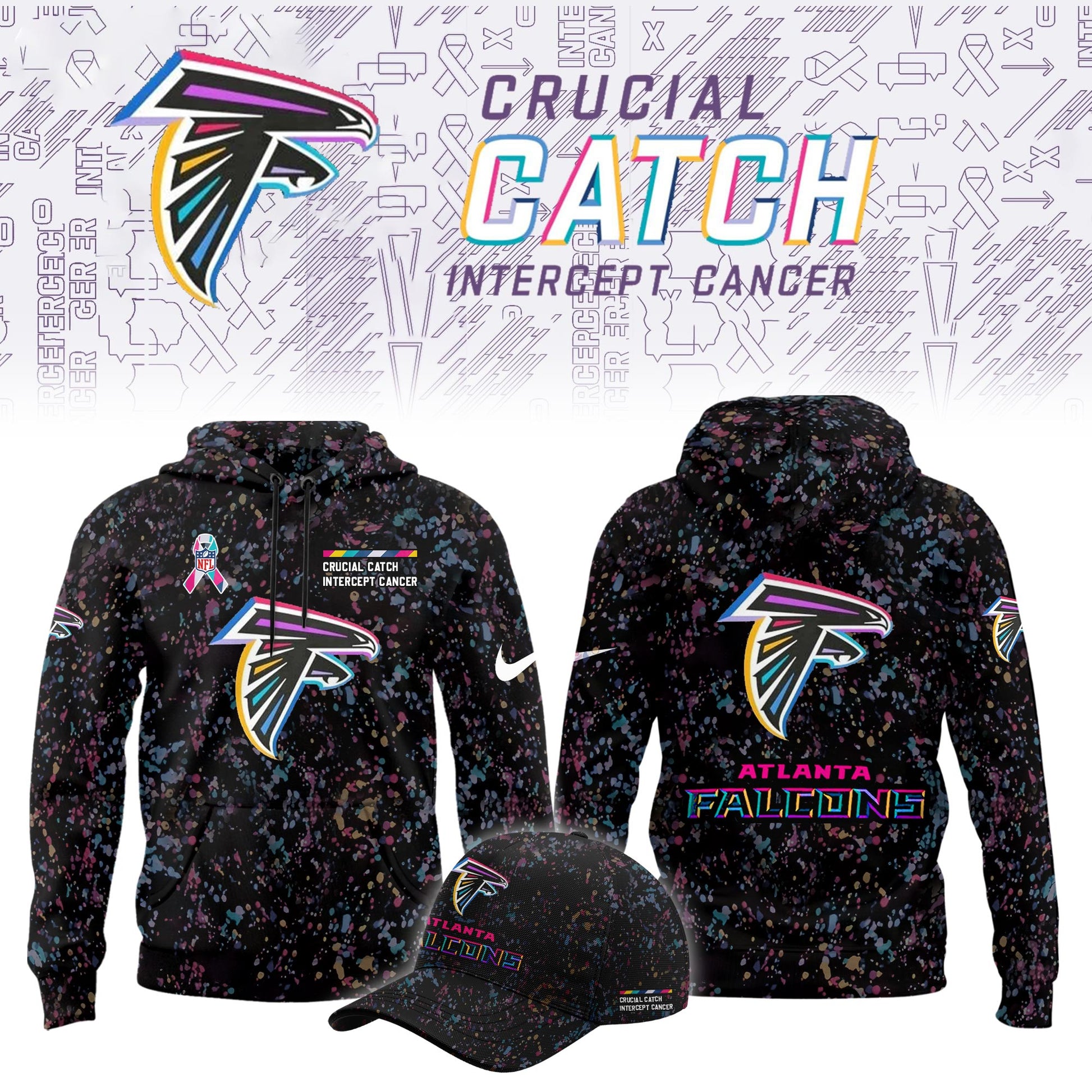 Atlanta Falcons Crucial Catch Limited Hoodie